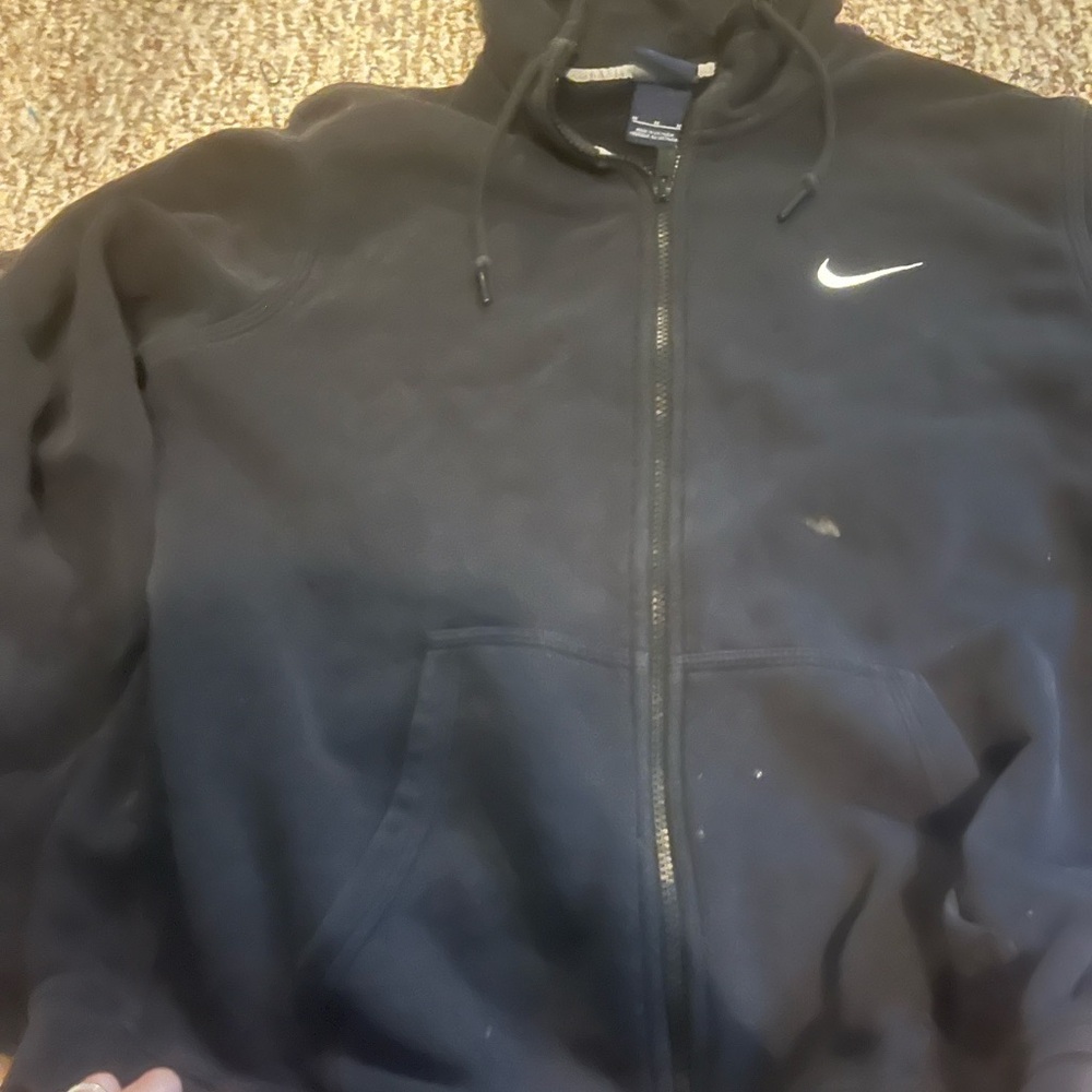 Nike Men's Black Hoodie Jacket